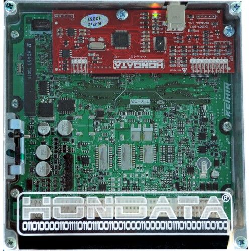 Clear ECU Cover for K Series ECU's with Hondata Logo - HA Motorsports